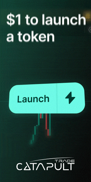 Catapult token launch — live price chart